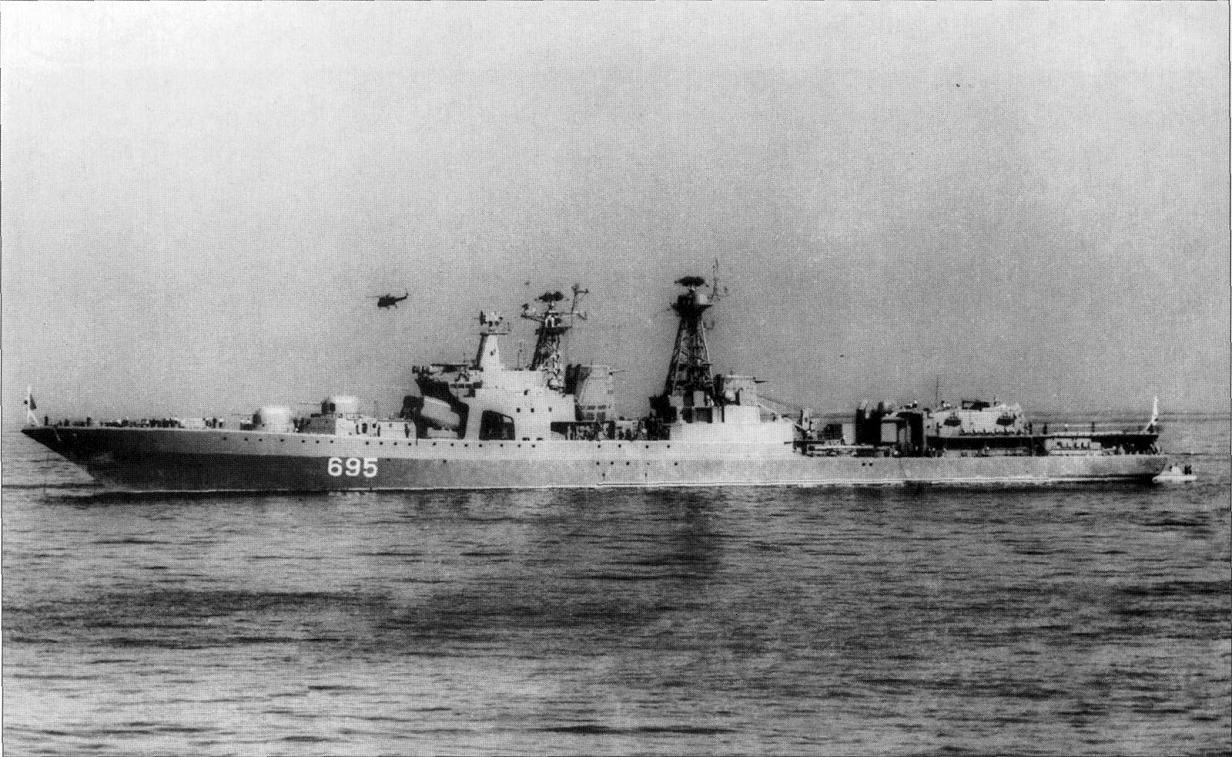 БПК "Удалой" в Средиземном море 1984г.